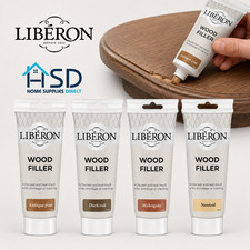 Liberon Wood Filler 150g Shrink Crack Resistant Interior Exterior Repair Tube