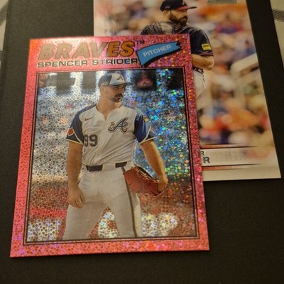 Topps Spencer Strider 2025 Braves Heritage #41 Stadium Club #90 2 Card Lot