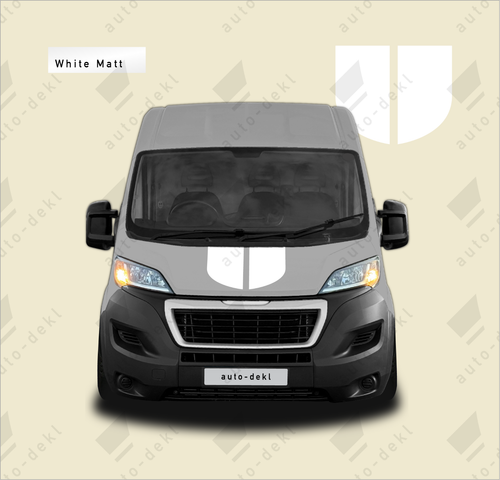 Fits Vauxhall Opel Movano (2021-On) - Bonnet Stripes Decals Camper Van Motorhome - Picture 5 of 17