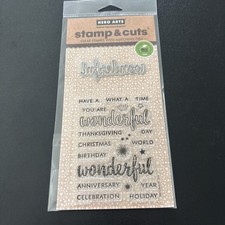 hero arts stamps and dies,DC214 Wonderful