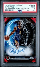 2023 TOPPS COSMIC CHROME EQUINOX AUTOGRAPHS ERACP CHRIS PAUL RED FLARE /5 PSA 9