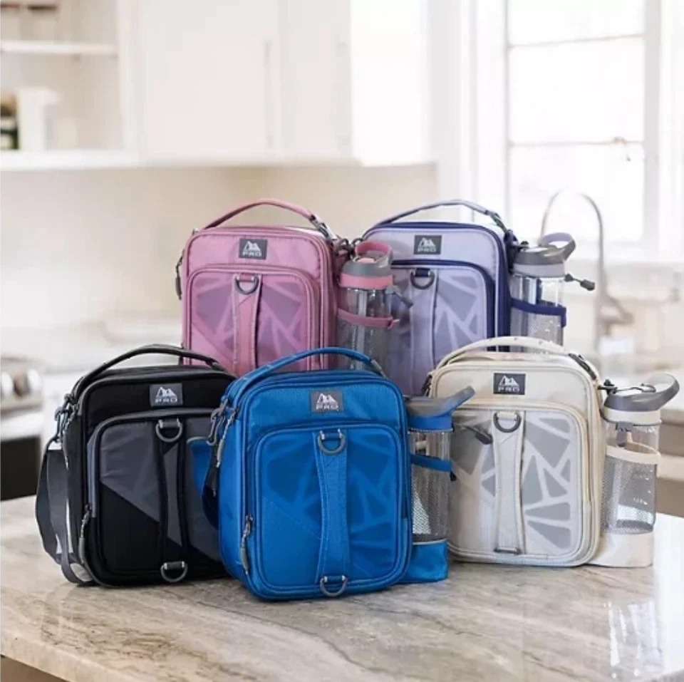 Lancheira expansível Arctic Zone Pro, com recipientes de alimentos e garrafa (ESCOLHA A COR) - Imagem 2 de 4