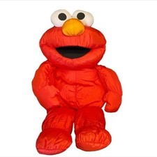 Kid Dimension Elmo Plush Kids 25" Red Vintage 1994 Sesame Street Nylon Toy