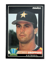 Excellent: Vintage 1992 Pinnacle Mike Groppuso Houston Astros Rookie Card