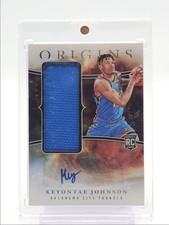 KEYONTAE JOHNSON 2023-24 ORIGINS RPA ROOKIE PATCH AUTOGRAPH RC AUTO Q0933