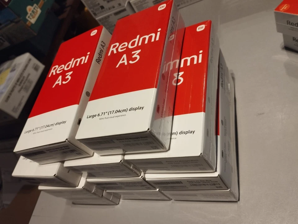 Xiaomi Redmi A3 4GB RAM 128GB MEMORIA 6.71" Dual Sim Android 14 4G NERO NEW - Immagine 3 di 4