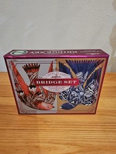 Malin Birds By Eeboo Bridge Set Old School Fun 2 Decks Playing Cards New In Box