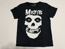 Misfits Crimson Ghost Skull Band Tee Men L Black Officially Licensed Punk Rock