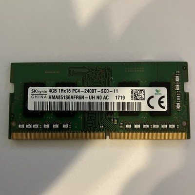 4GB 1Rx16 PC4-2400T-SC0-11 Laptop RAM HMA851S6AFR6N-UH N0 AC Hynix