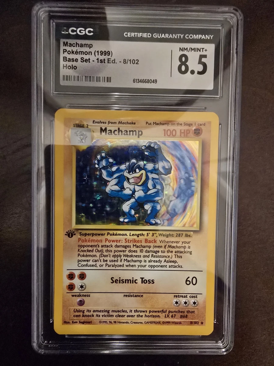 machamp pokemon card ebay Pokmon TCG - Machamp - 8/102 - Holo Rare - 1st Edition