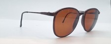 Vintage Carbon Brown Marble Oval Sunglasses FRAMES ONLY Japan