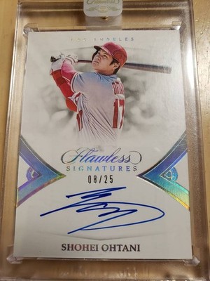 2019-20 Panini Flawless Shohei Ohtani On-Card Auto /25 SSP MLB 