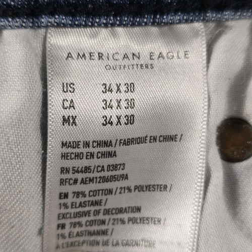 American Eagle 🦅 Herren Next Level AirFlex Slim Jeans 👖Größe 34x30 Distressed - Bild 20 von 21
