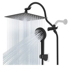 All Metal 12 Shower Head High Pressure Rainfall Shower Head Handheld Combo