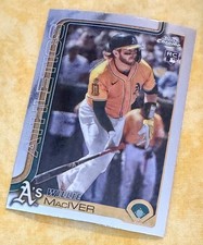 2025 Topps Chrome Update Series - Willie MacIver #USC81 (RC) - Athletics
