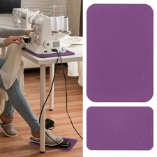 2 Sizes Sewing Machine Muffling Mat & Foot Pedal Mat, Reduce Vibrations Noise...