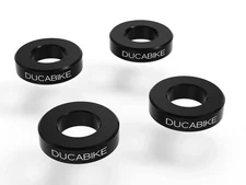 Front Brake Caliper Spacers DBK DPF01D BLACK for Ducati 1198 S CORSE 2010