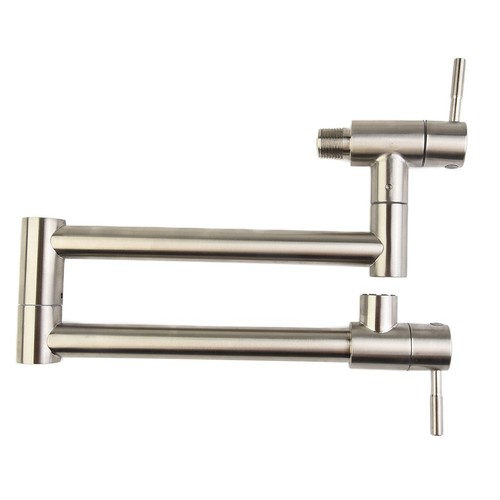 Practical Foldable Kitchen Faucet for Wall Mount with Brass Construction - Picture 19 of 24