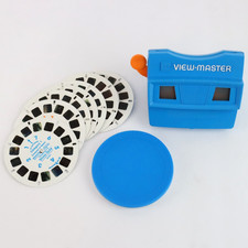 Vintage 1984 View-Master 3D with 7 Slides and Storage Container