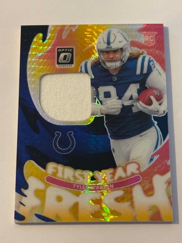 2025 Donruss Optic Tyler Warren Blue Hyper (RAW)