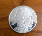 .999  1-ounce Silver Buffalo Round 5 Of Them classic 1913 Buffalo Nickel design