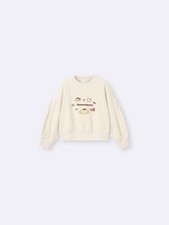 Sanrio Characters GU Sweatshirt pullover KIDS Japan CREAM Pompompurin