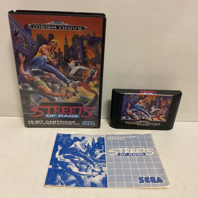 Streets of Rage Sega Mega Drive - Free Post