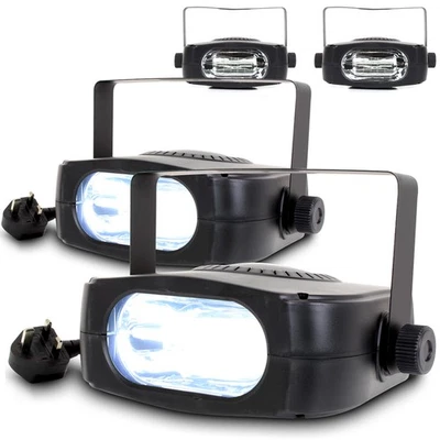 4x Beamz BS150 150W Strobe Light for DJ Disco Party - Flashing Strobe Effect - Image 1 of 4