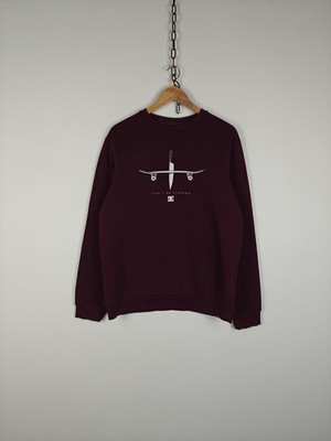 DC Shoes Skateboard Sweatshirt Crewneck Burgundy Gr.M
