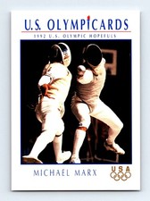 #43 1992 Impel Olympicards * Michael Marx