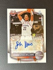 2025 Bowman SERAH WILLIAMS 1st Bowman Auto #PA-SW UConn Huskies