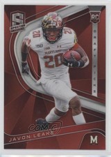 2020 Panini Chronicles Draft Picks Spectra Red Prizm Javon Leake #12 01su