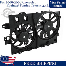 For Chevrolet Equinox Pontiac Torrent 3.4l 2006-2008 Front Radiator Cooling Fan