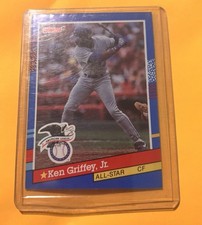 1991 Donruss - Ken Griffey jr error card Yellow #49