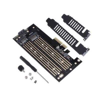 Dualer M.2 PCI-E-Adapter NVME M-Schlüssel Oder SATA B-Schlüssel Für