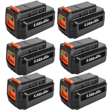 For Black Decker 40V 5 Ah MAX Lithium Ion Battery/Charger LBX36 LBX2040 LBXR36