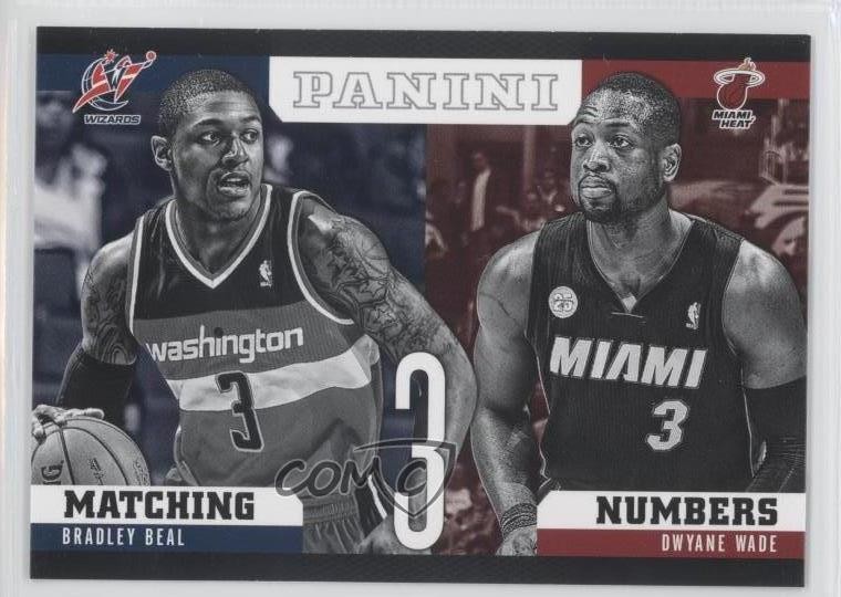 2012-13 Panini Matching Numbers Bradley Beal Dwyane Wade #16 HOF go5