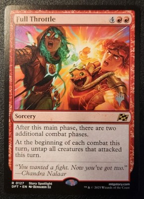 MTG Magic [x1] Full Throttle [x1] Aetherdrift PROMO M/NM