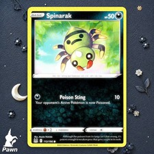Spinarak 112/196 Origine Perduta Pokemon TCG Card Oscurità Singola Trading Card