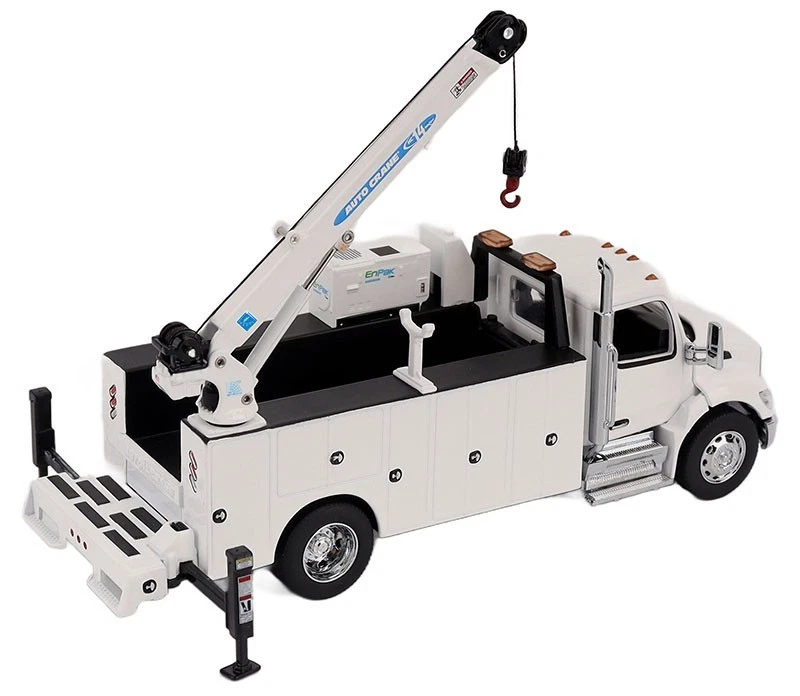 Diecast Masters 1/50 Peterbilt 536 Titan 85 HC-14 Crane work Truck White 71223 - Image 2 of 4