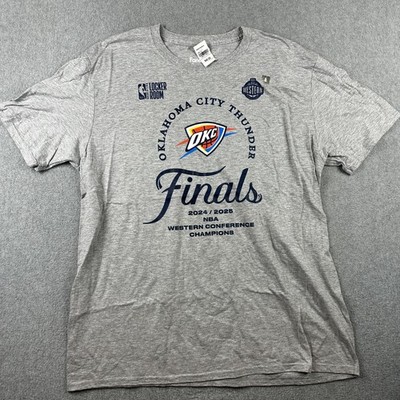 Oklahoma City Thunder Shirt Mens XL NBA Basketball Finals Champions Fanatics NWT
