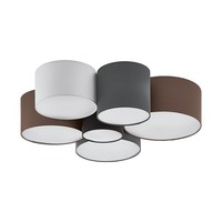 Weiß Braun Grau Moderne Deckenlampe Deckenleuchte 6X40W/E27 99X28,5 [Cm]