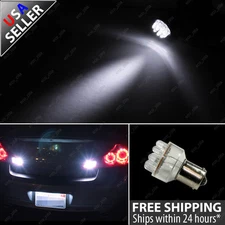 (2) White Reverse Backup LED Back Up Light Bulb 1156 7506 1619 BAY15d 1159