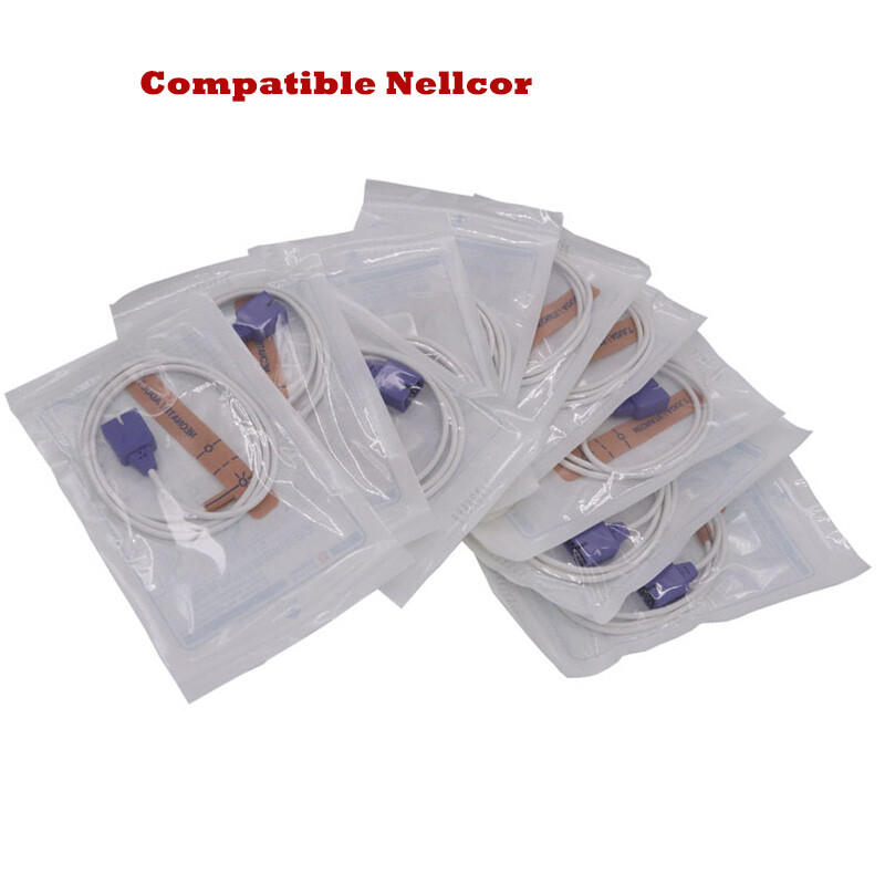 50Pcs Neonatal/Adult Finger Probe Oximax SpO2 Sensor Disposable