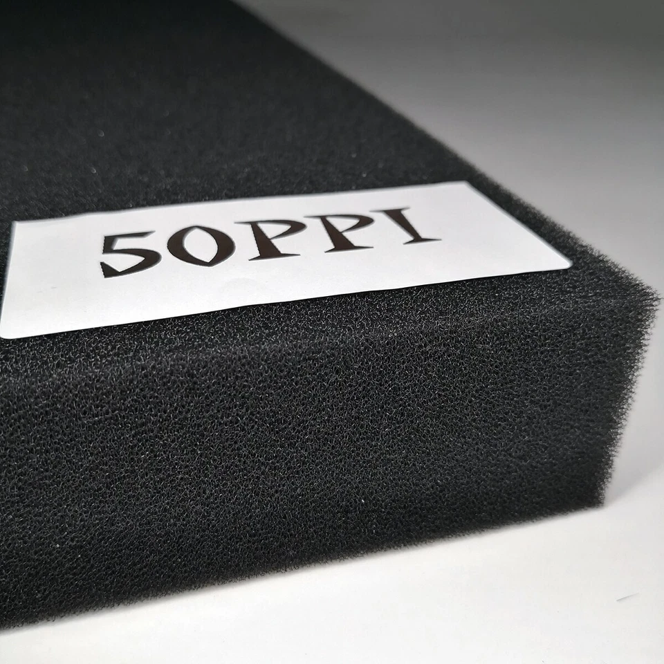 Aquarium Filter Bio Sponge Biochemical Cotton Fish Tank Pond Foam Black S M L XL - Image 3 of 4