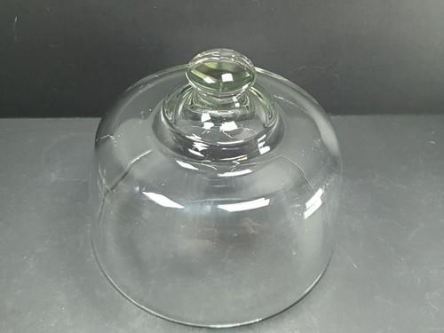 Lovely Vintage Glass Cheese Cake Dome Cover 6 1/2" - Picture 2 of 7