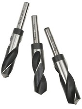 HSS Spiral-Bohrer Satz 3tlg Metallbohrer Bohrer Schaft Spiralbohrer 22 24 25 mm
