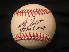 Bucky Dent signed Ball OMLB NY Yankees MLB HOF