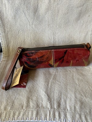 PATRICIA NASH Isla Oblong Italian Leather Wristlet Case NWT