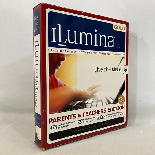 iLumina Gold Parents & Teachers Edition 2004 DVD-ROM Box Set Bible Study